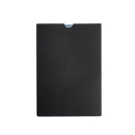 Notitieboek van PU met textuur en bedrukbaar label, A5 blanco pagina’s