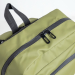 PU lederen rugzak met voor- en zijvakken van mesh 15,6”