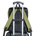 PU lederen rugzak met voor- en zijvakken van mesh 15,6”