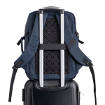 Uitbreidbare rugzak met ritsen en trolleyband 15,6”