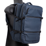 Uitbreidbare rugzak met ritsen en trolleyband 15,6”