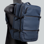 Uitbreidbare rugzak met ritsen en trolleyband 15,6”