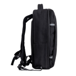 Jacquard bamboe rugzak met waterdichte ritsen voor laptop 15,6” kleur zwart