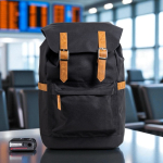 Waterbestendige RPET rugzak met magneetsluitingen 15,6”