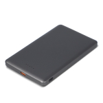 Ultradunne powerbank compatibel met MagSafe 5.000 mAh kleur zwart