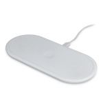 Draadloze snellader 3-in-1 voor smartphone en accessoires 15 W kleur wit derde weergave