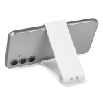 Opvouwbare draagbare telefoonhouder om te personaliseren kleur wit vierde weergave