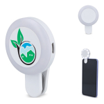 Draagbare lamp met 3 lichtstanden om aan de smartphone te bevestigen