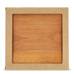 Solitair in houten doos die ook als speelbord dient kleur naturel zesde weergave