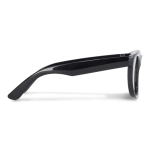 Zwarte zonnebril met UV400 bescherming en stijlvol montuur kleur zwart derde weergave