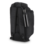 RVS fles met siliconen draaglus in de dop 500 ml kleur zwart achtste weergave