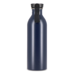 RVS fles met siliconen draaglus in de dop 500 ml kleur donkerblauw zesde weergave