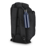 RVS fles met siliconen draaglus in de dop 500 ml kleur donkerblauw achtste weergave