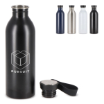 RVS fles met siliconen draaglus in de dop 500 ml