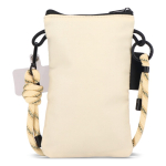 Compacte schoudertas voor dagelijkse essentials kleur beige derde weergave