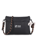 Rechthoekige schoudertas voor dagelijkse essentials met afdrukgebied