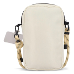 Schoudertas met ruimte voor een waterfles van 500 ml kleur beige derde weergave