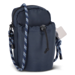 Schoudertas met ruimte voor een waterfles van 500 ml kleur donkerblauw