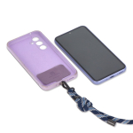 Schoudertas met ruimte voor een waterfles van 500 ml kleur donkerblauw achtste weergave