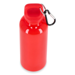 Plastic fles in felle kleuren met bijpassende dop 500 ml kleur rood derde weergave