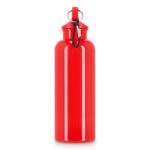 Plastic fles in felle kleuren met bijpassende dop 500 ml kleur rood vijfde weergave