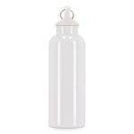 Plastic fles in felle kleuren met bijpassende dop 500 ml kleur wit zesde weergave