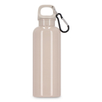 Plastic fles in felle kleuren met bijpassende dop 500 ml kleur beige vierde weergave