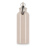 Plastic fles in felle kleuren met bijpassende dop 500 ml kleur beige vijfde weergave
