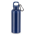 Plastic fles in felle kleuren met bijpassende dop 500 ml kleur donkerblauw