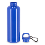 Plastic fles in felle kleuren met bijpassende dop 750 ml kleur blauw tweede weergave