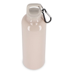 Plastic fles in felle kleuren met bijpassende dop 750 ml kleur beige derde weergave