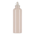 Plastic fles in felle kleuren met bijpassende dop 750 ml kleur beige zesde weergave