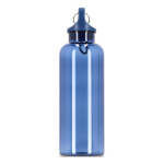 Plastic fles in heldere transparante kleuren 500 ml kleur doorzichtig blauw vijfde weergave