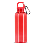 Plastic fles in heldere transparante kleuren 500 ml kleur doorzichtig rood tweede weergave