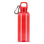 Plastic fles in heldere transparante kleuren 500 ml kleur doorzichtig rood vierde weergave