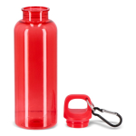 Plastic fles in heldere transparante kleuren 500 ml kleur doorzichtig rood zesde weergave