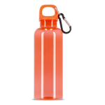 Plastic fles in heldere transparante kleuren 500 ml kleur doorzichtig oranje tweede weergave