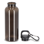 Plastic fles in heldere transparante kleuren 500 ml kleur doorzichtig zwart zesde weergave