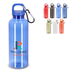 Plastic fles in heldere transparante kleuren 500 ml