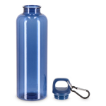 Plastic fles in heldere transparante kleuren 750 ml kleur doorzichtig blauw tweede weergave