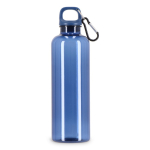 Plastic fles in heldere transparante kleuren 750 ml kleur doorzichtig blauw vierde weergave