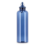 Plastic fles in heldere transparante kleuren 750 ml kleur doorzichtig blauw zesde weergave