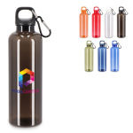 Plastic fles in heldere transparante kleuren 750 ml