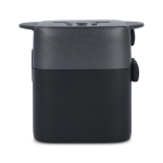 Compacte reisadapter bruikbaar in meer dan 150 landen kleur zwart vijfde weergave