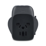 Compacte reisadapter bruikbaar in meer dan 150 landen kleur zwart zesde weergave