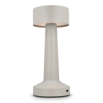 Tafellamp met 3 lichtstanden en touchsensor aan de bovenzijde kleur beige tweede weergave