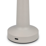 Tafellamp met 3 lichtstanden en touchsensor aan de bovenzijde kleur beige derde weergave