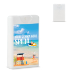 Zonnebrandspray SPF30 in slank flesje om te personaliseren