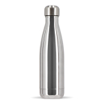 Thermofles van gerecycled staal met glanzende afwerking 500 ml kleur glanzend zilver