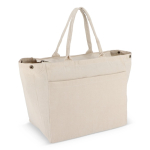 Katoenen tas OEKO-TEX met meerdere vakken 320 g/m² kleur beige